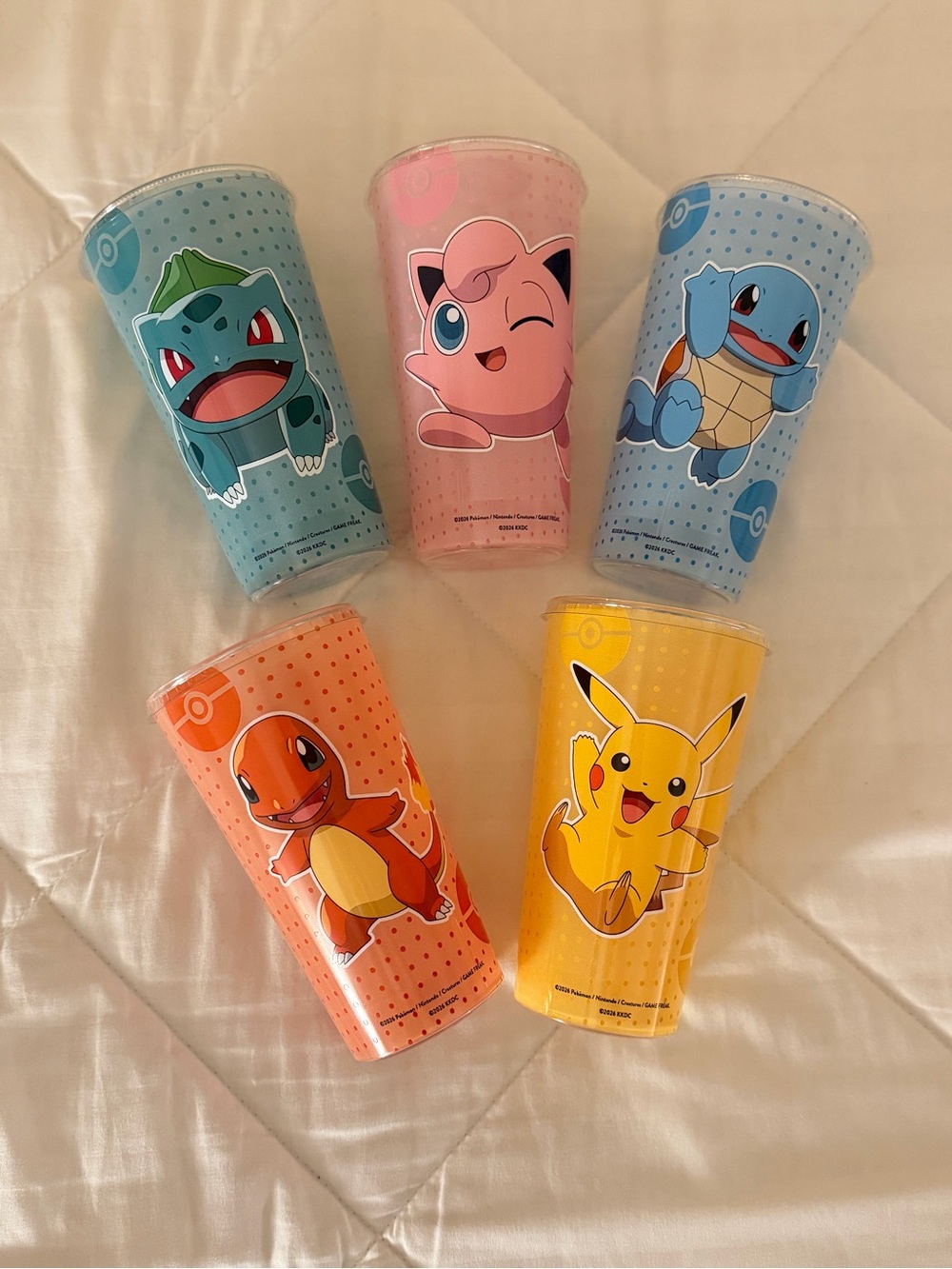 Pokémon x Krispy Kreme 30th Anniversary Cups - FULL SET - BRAND NEW! ✨🎉